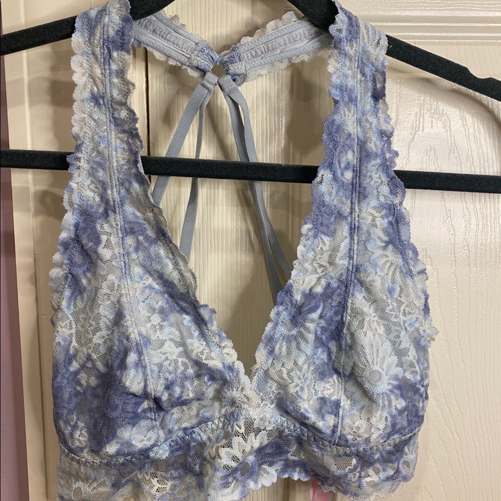 Blue tie dye VS PINK Bralette
